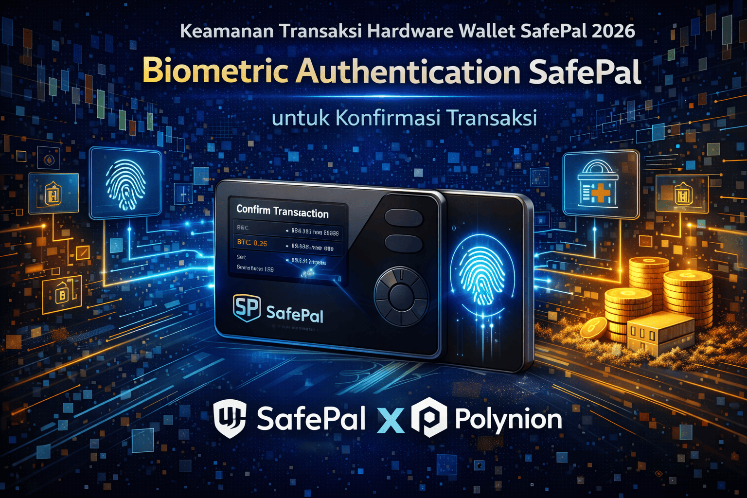 Biometric Authentication SafePal untuk Konfirmasi Transaksi