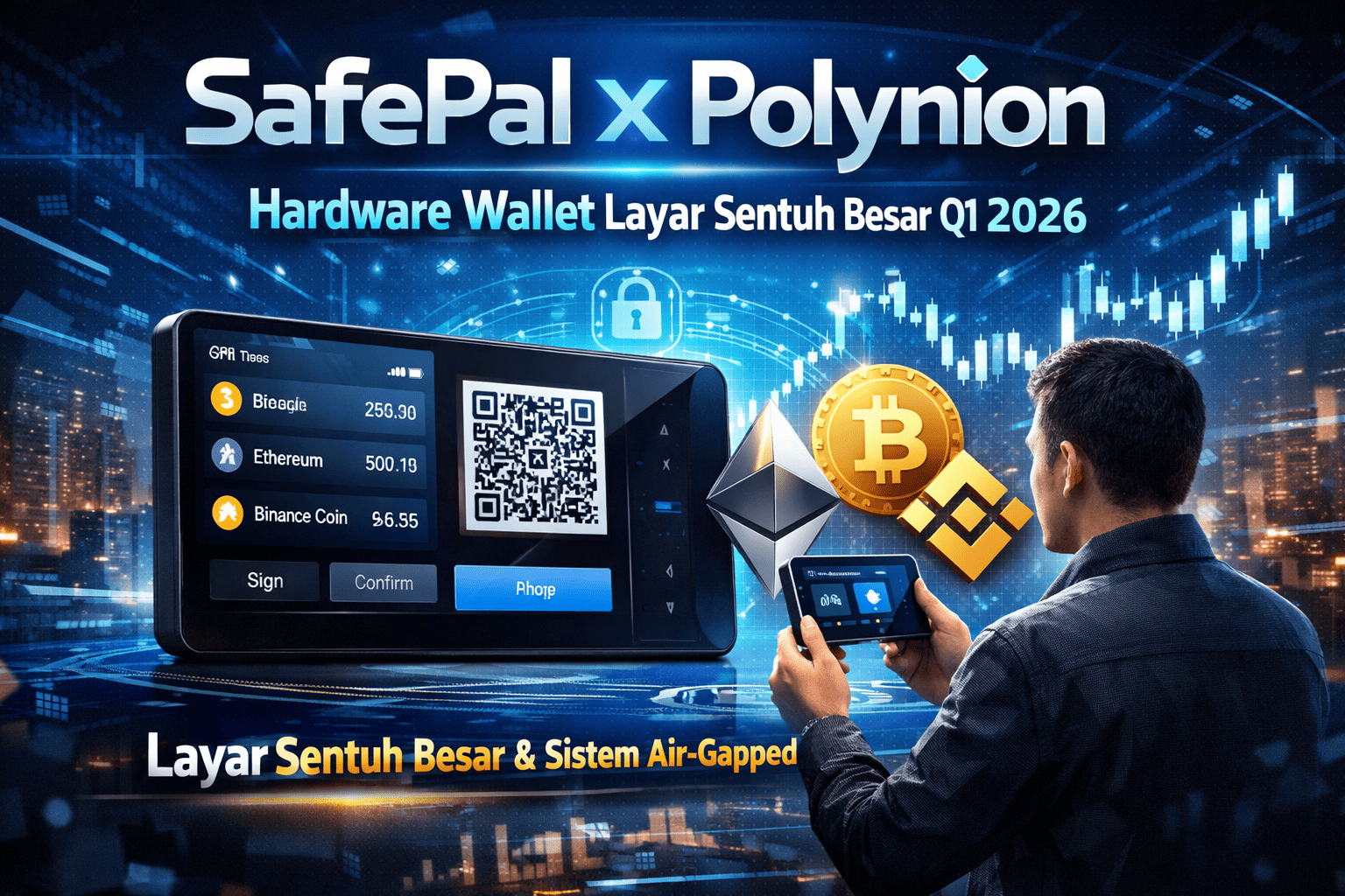 SafePal Rilis Hardware Wallet Layar Besar Q1 2026