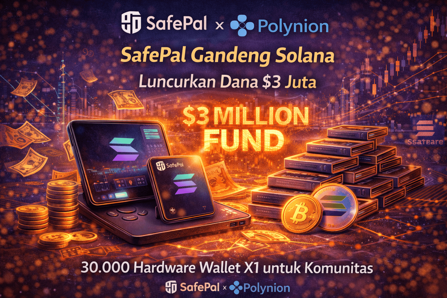 SafePal Gandeng Solana Luncurkan Dana $3 Juta